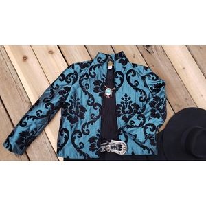 Painted Pony Brocade Jacket M